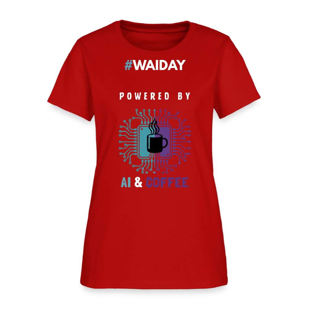 Women's T-Shirt - Women In AI Day Edition - red