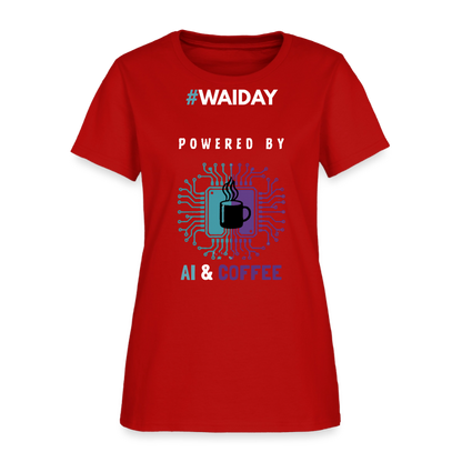 Women's T-Shirt - Women In AI Day Edition - red