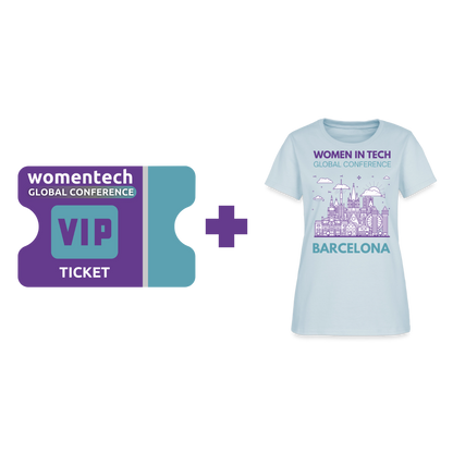 Global Conference VIP Ticket + Women's T-Shirt (Barcelona)