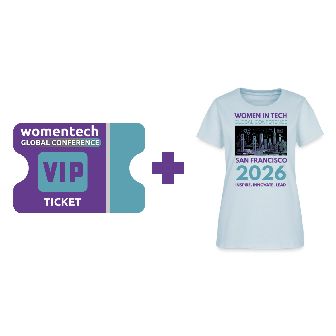 Global Conference VIP Ticket + Women's T-Shirt (San Francisco)