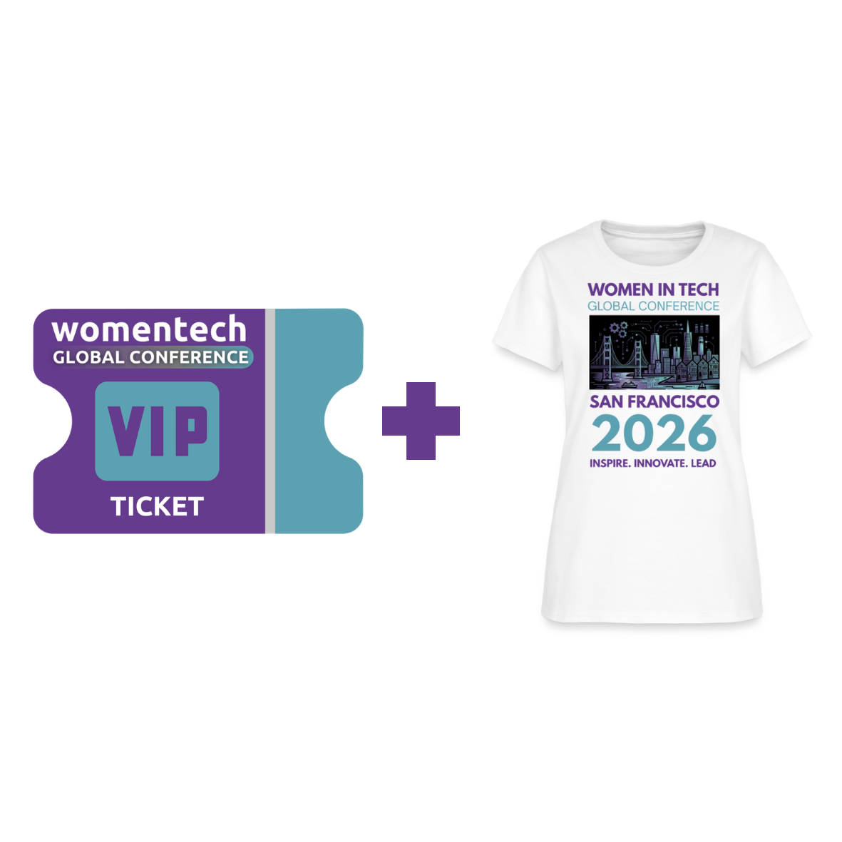 Global Conference VIP Ticket + Women's T-Shirt (San Francisco)