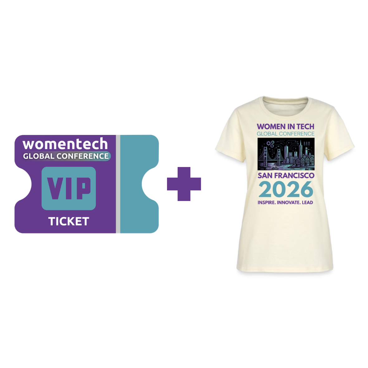 Global Conference VIP Ticket + Women's T-Shirt (San Francisco)